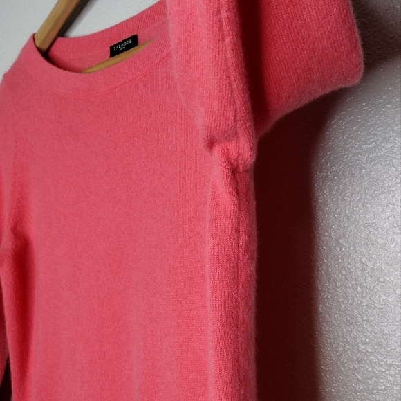 Talbots Petite Pure Cashmere Women's Pullover Knit Long Sleeve Scoopneck Sweater - Picture 8 of 12